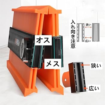 Amazon.co.jp: 型取りゲージ コンターゲージ セルフロック付き